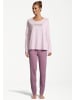 Seidensticker Schlafanzug Soft Knits in Mauve Shadow