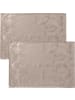 Erwin Müller Jacquard Tischset 2er-Pack Greven in cappuccino