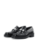 Bianco Lederhalbschuhe in Black