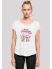 F4NT4STIC Long Cut T-Shirt Tis The Season Tree Cocoa in weiß