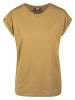 Urban Classics Urban Classics Damen Ladies Extended Shoulder Tee in nut