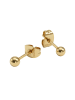 Amor Ohrstecker Edelstahl, IP gold in gold