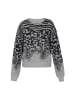 faina Women Sweater in grey black