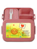 Mr. & Mrs. Panda Lunch Box Spinne Agathe Motivation Design mit S... in Rot Pastell