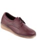 Purapiel Schnürschuhe Keilabsatz Anilav in Bordeaux