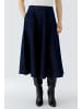 Oui A-Linien-Rock in raw denim