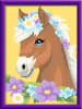 Ravensburger Ravensburger Malprodukte Pferd mit Blumen in bunt