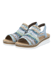 rieker Sandalen in Blau/Multi