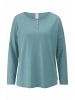 Hessnatur Hessnatur Schlafshirt Relaxed aus Bio-Baumwolle mit TENCEL™ Modal in sturmblau
