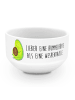 Mr. & Mrs. Panda schale Avocado Pfeifen mit Spruch in Weiß