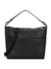 Mandarina Duck Mellow Leather Hobo - Schultertasche 33 cm (nero) in nero