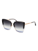 Ana Hickmann Sonnenbrille Schmetterling Schwarz