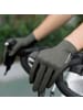 Rockbros Atmungsaktive Vollfinger-Fahrradhandschuhe (M)