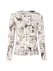 MARC CAIN COLLECTIONS Langarmshirt in ecru grau