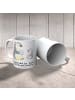 Mr. & Mrs. Panda Kaffeetasse Logopädin Leidenschaft mit Spruch in Weiß