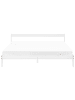 Beliani Doppelbett MADONE in Weiß - (W) 185 x (H) 65 x (L) 205 cm