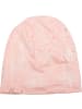 styleBREAKER Beanie Mütze in Rose-Weiß