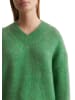 Marc O'Polo DENIM V-Neck-Pullover loose in Artichoke Green