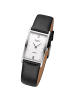 Regent Armbanduhr Regent Lederarmband schwarz extra groß (ca. 21x30mm)
