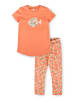 Sigikid Pyjama Nachtwäsche in Apricot-Pink