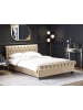 Beliani Doppelbett AVALLON in Beige/Braun - (W) 172 x (H) 94 x (L) 233 cm