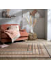 KADIMA DESIGN Naturfaser-Teppich Handgewebt CAM Orientalisch Ethno Muster in Terrakotta