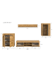 ebuy24 Regalsystem Jam Eiche 330 x 35 cm