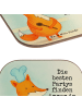 Mr. & Mrs. Panda Coaster Fuchs Koch Design mit Spruch in Weiß