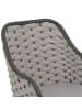 MCW 2er-Set Gartenstuhl O16, Hellgrau Kissen hellgrau