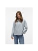 Vero Moda Langarmshirt in Light Grey Melange