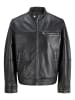 Jack & Jones Lederjacke in Black