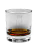 Mr. & Mrs. Panda Whiskey Glas Erdmännchen mit Spruch in Transparent