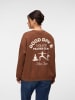 Vero Moda Sweatshirt in Cocoa Brown