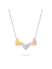 s.Oliver Halskette Tricolor Hearts in silber