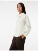 KOTON BLUSE LS in Grauweiß