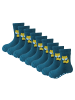 Yalion 9er-Set Yalion Socken mit Tiermotiven & Stern-Stoppern,  Grün