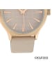 Oozoo Analog-Armbanduhr Oozoo Timepieces taupe, hellbraun groß (ca. 42mm)