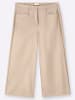 sheego Lederimitat-Hose in beige