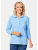 GOLDNER Poloshirt Poloshirt in hochwertiger Pikee-Qualität in himmelblau