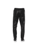 Trussardi Schwarz Lamm Leder Herren Hose