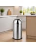 relaxdays Mülleimer in Silber - 35 l