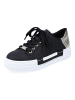 rieker Sneaker in Schwarz/Gold