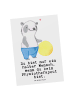 Mr. & Mrs. Panda Grußkarte Physiotherapeut Herz mit Spruch in Weiß