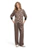 Betty Barclay Strickpullover mit Jacquard in Taupe/Beige