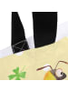 Mr. & Mrs. Panda Strandtasche Hummeln Kleeblatt ohne Spruch in Gelb Pastell