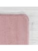 KADIMA DESIGN Teppich Kurzflor Unifarben Polyester Antirutsch Wohnzimmer in Rosa