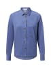 Marie Lund Cordbluse in blau - 0036