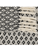 Beliani Kuscheldecke CHYAMA in Schwarz/Beige - (W) 125 x (H) 0.5 x (L) 150 cm