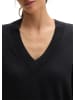 Marc O'Polo V-Neck-Pullover loose in Schwarz