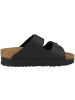 Papillio Sandale Arizona Flex Platform Birko-Flor schmal in schwarz